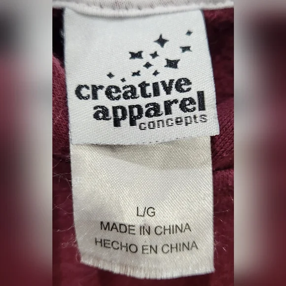 Texas A&M Aggies maroon short sleeve sweatshirt hoodie pullover women's … - Picture 8 of 8